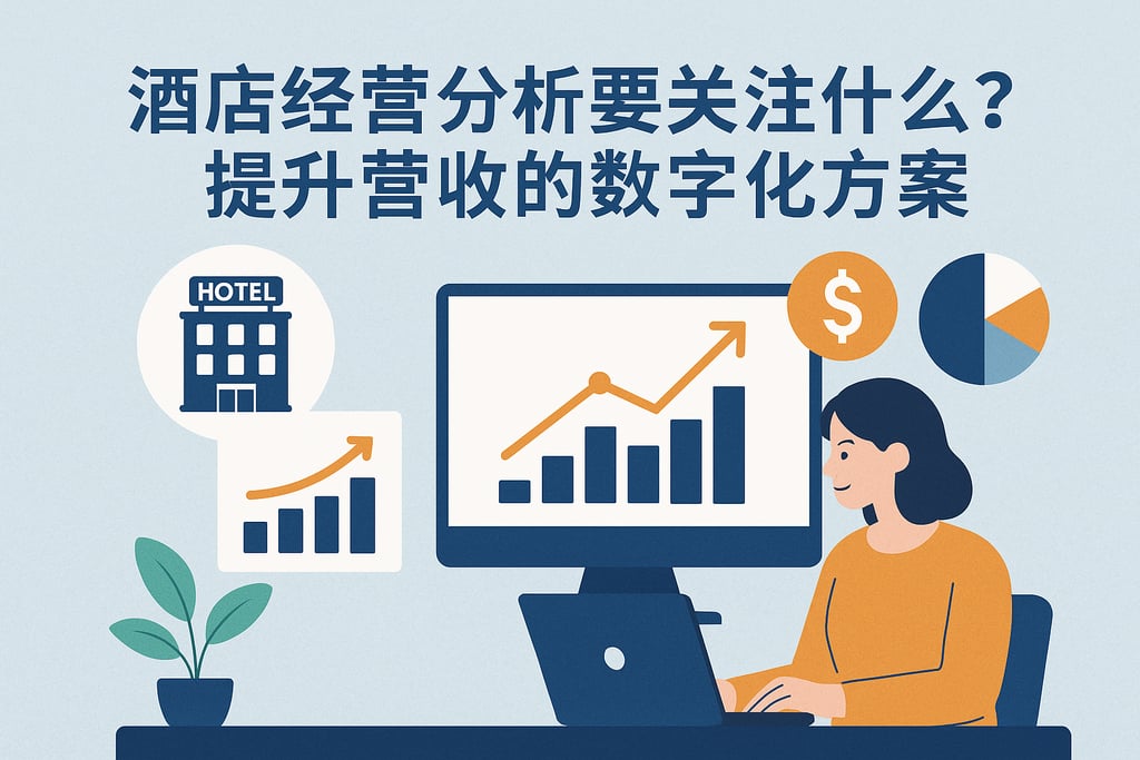酒店经营分析要关注什么？提升营收的数字化方案