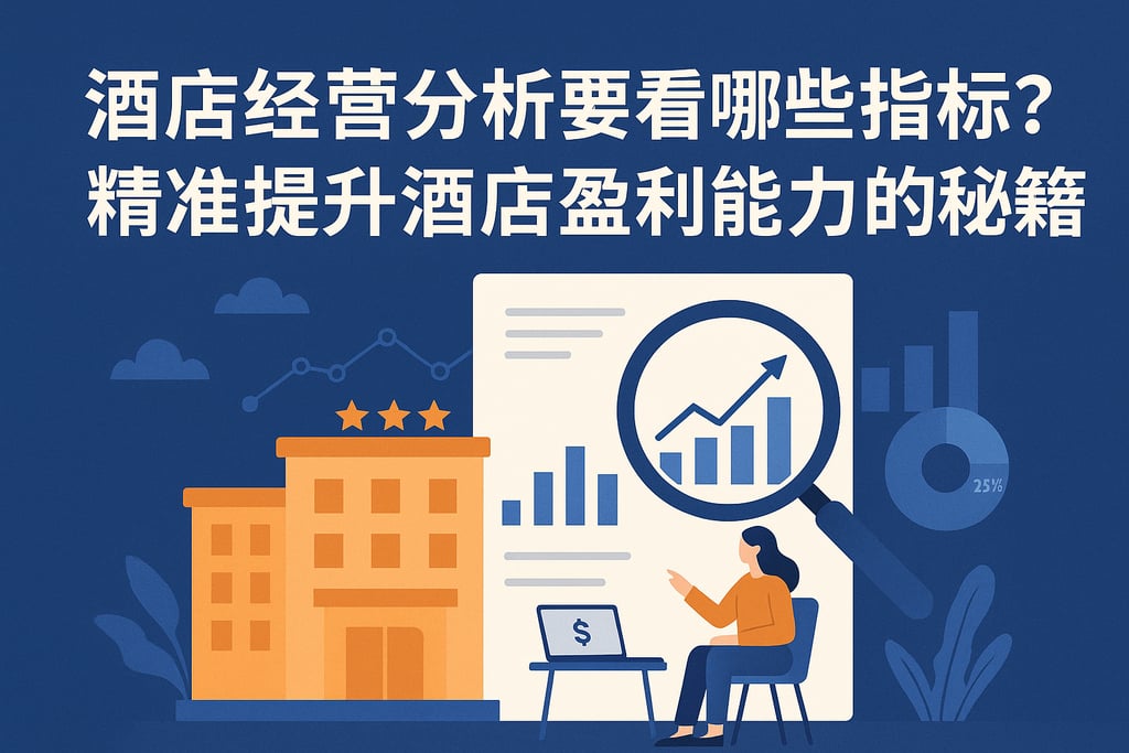 酒店经营分析要看哪些指标？精准提升酒店盈利能力的秘籍