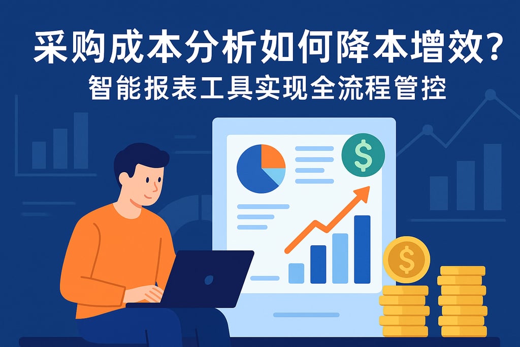 采购成本分析如何降本增效？智能报表工具实现全流程管控