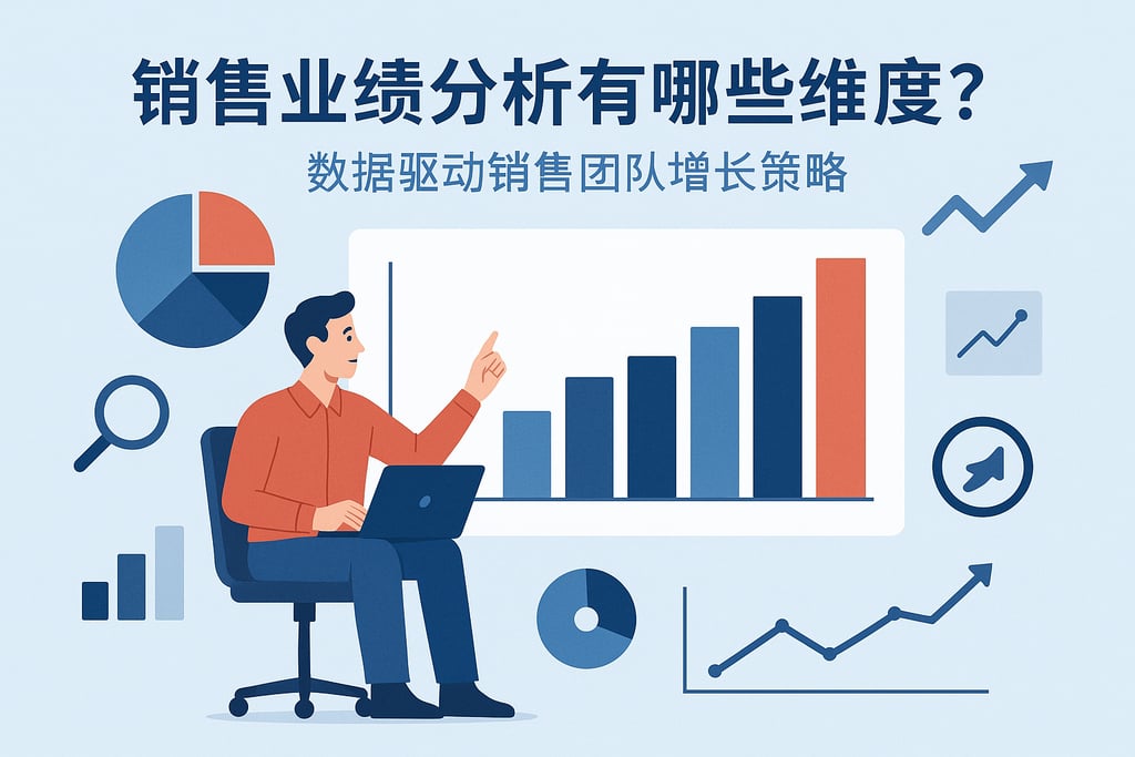 销售业绩分析有哪些维度？数据驱动销售团队增长策略