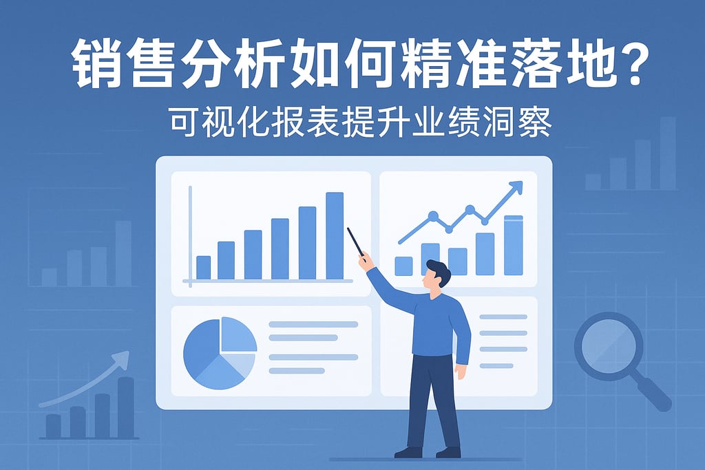 销售分析如何精准落地？可视化报表提升业绩洞察