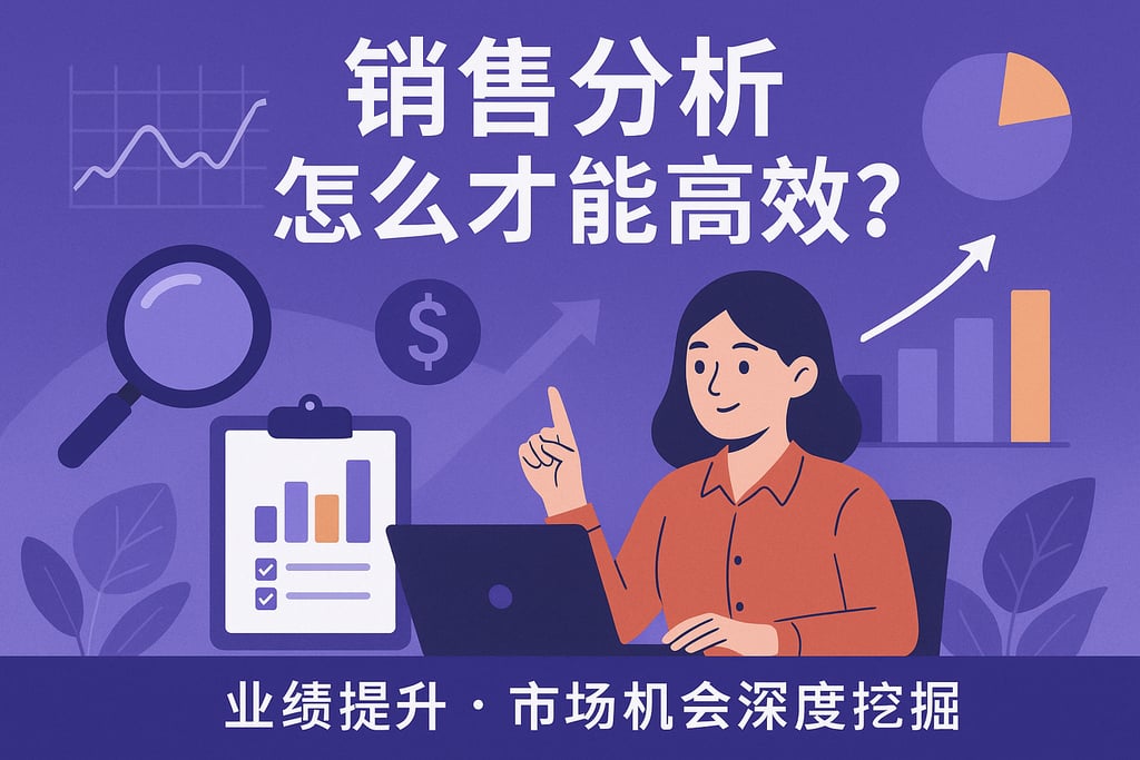 销售分析怎么才能高效？业绩提升与市场机会深度挖掘