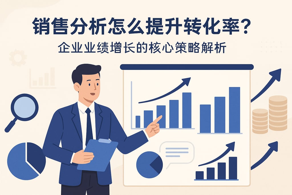 销售分析怎么提升转化率？企业业绩增长的核心策略解析
