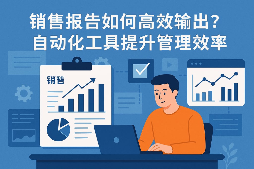 销售报告如何高效输出？自动化工具提升管理效率