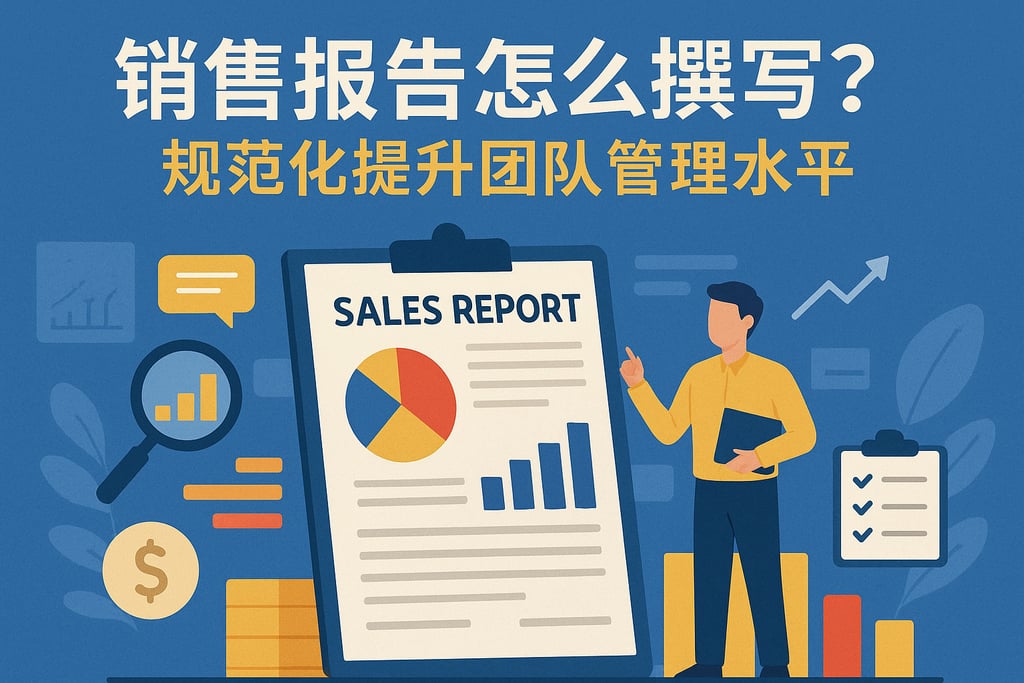 销售报告怎么撰写？规范化提升团队管理水平