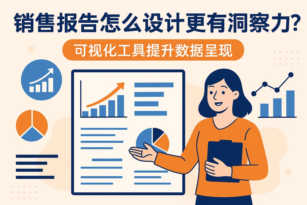 销售报告怎么设计更有洞察力？可视化工具提升数据呈现