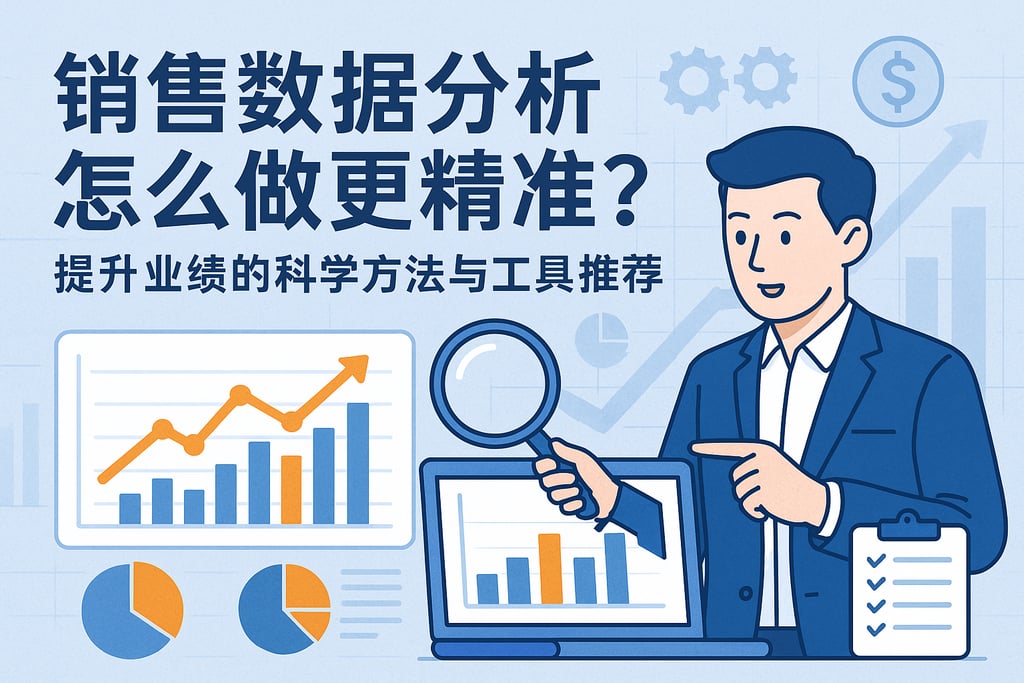 销售数据分析怎么做更精准？提升业绩的科学方法与工具推荐