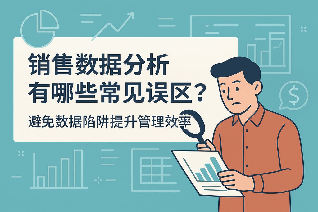 销售数据分析有哪些常见误区？避免数据陷阱提升管理效率