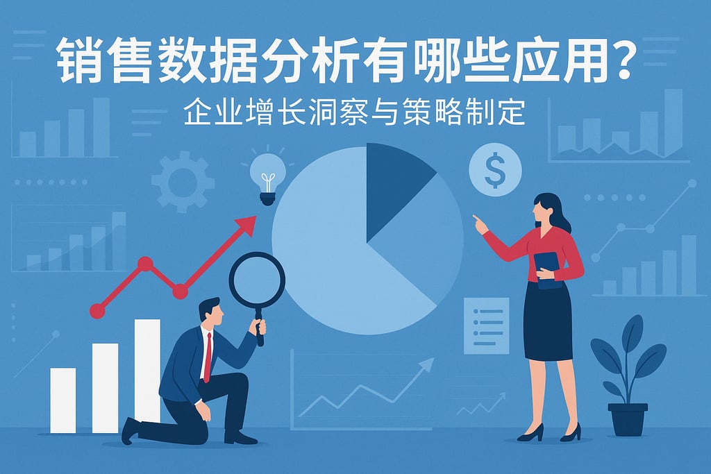 销售数据分析有哪些应用？企业增长洞察与策略制定