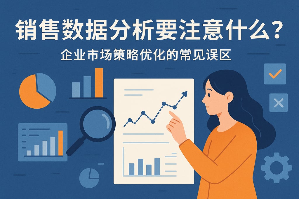 销售数据分析要注意什么？企业市场策略优化的常见误区
