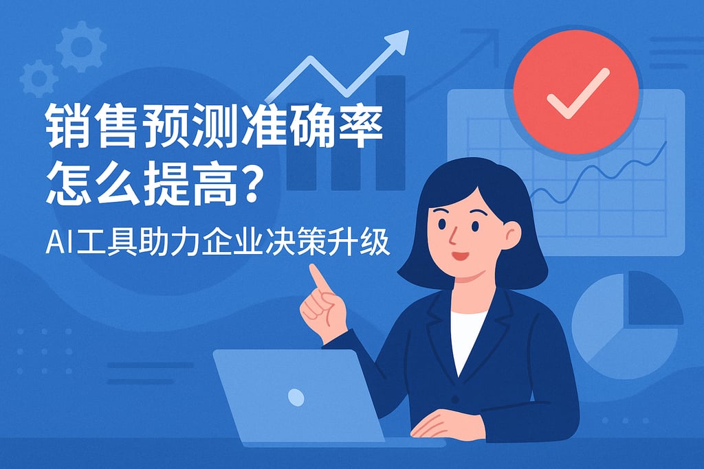 销售预测准确率怎么提高？AI工具助力企业决策升级