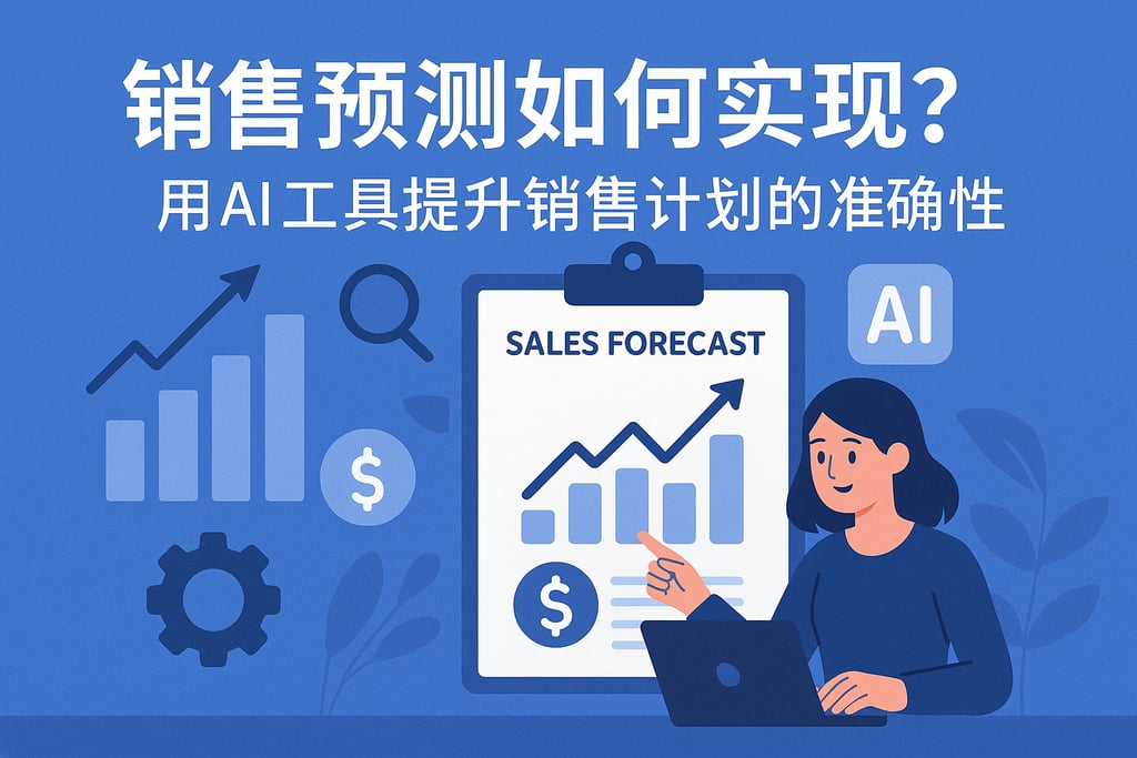 销售预测如何实现？用AI工具提升销售计划的准确性