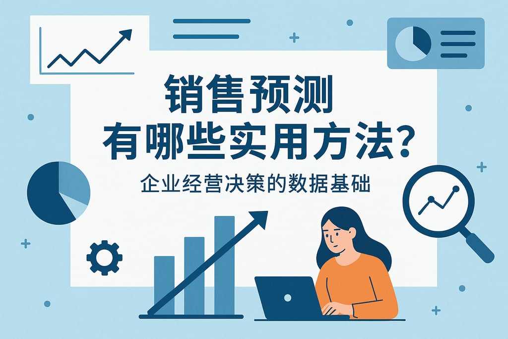 销售预测有哪些实用方法？企业经营决策的数据基础