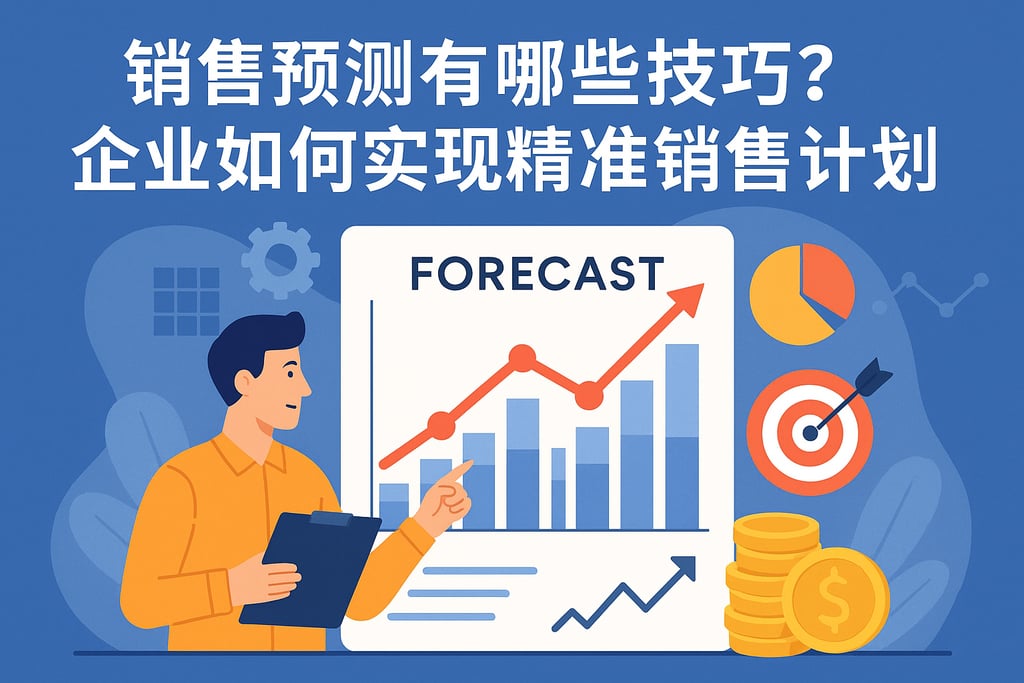 销售预测有哪些技巧？企业实现精准销售计划