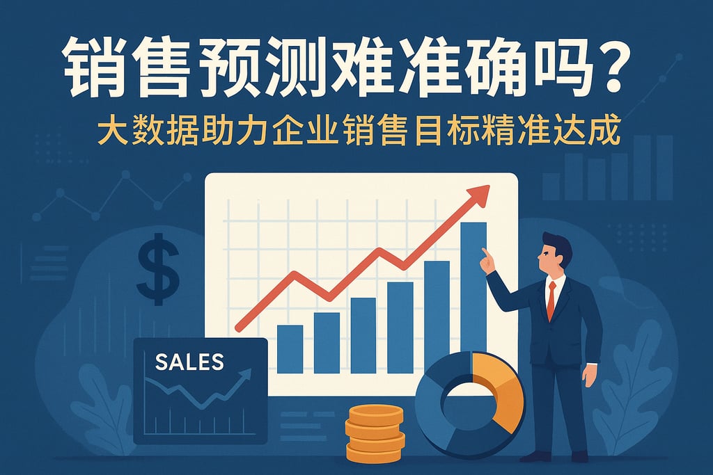销售预测难准确吗？大数据助力企业销售目标精准达成