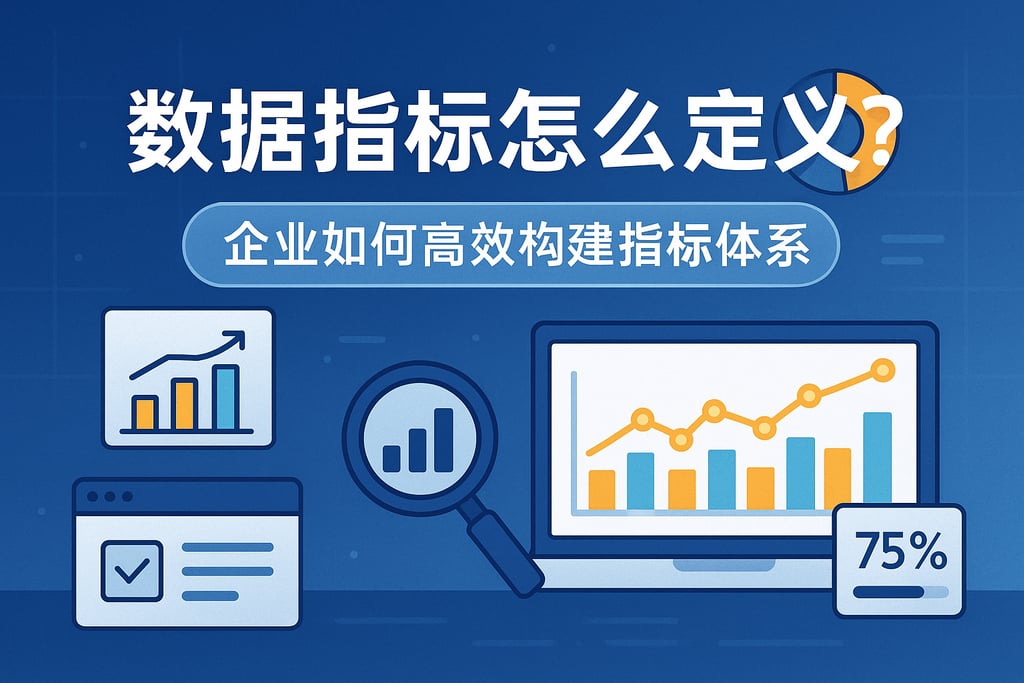 数据指标怎么定义?企业如何高效构建指标体系 - FineBI数据分析知识库