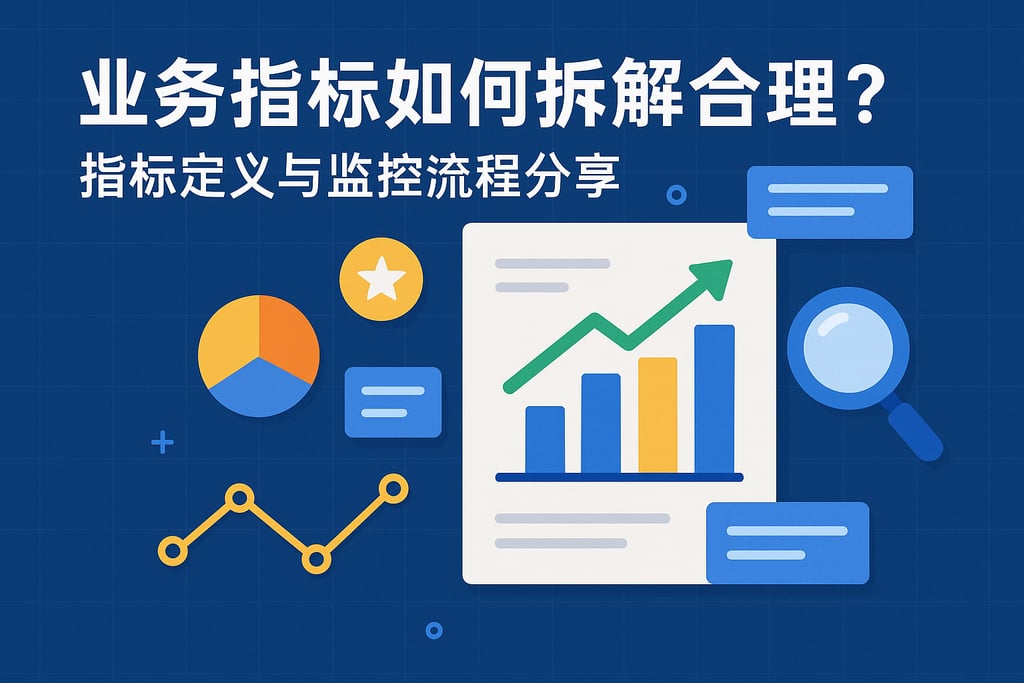 业务指标如何拆解合理？指标定义与监控流程分享