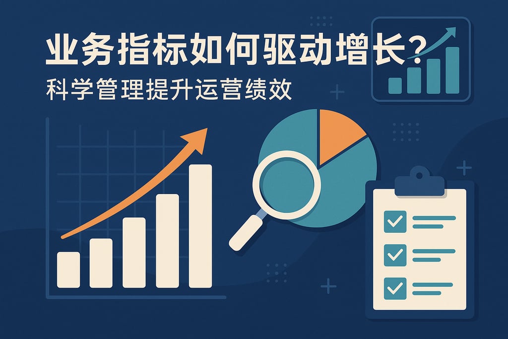 业务指标如何驱动增长？科学管理提升运营绩效