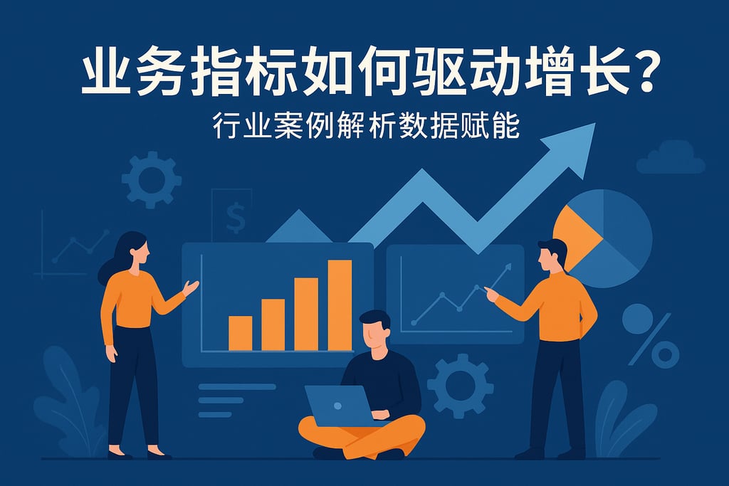 业务指标如何驱动增长？行业案例解析数据赋能