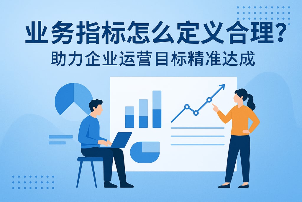 业务指标怎么定义合理？助力企业运营目标精准达成