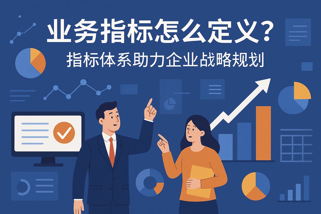 业务指标怎么定义？指标体系助力企业战略规划