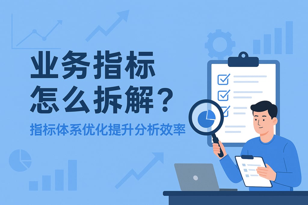 业务指标怎么拆解？指标体系优化提升分析效率