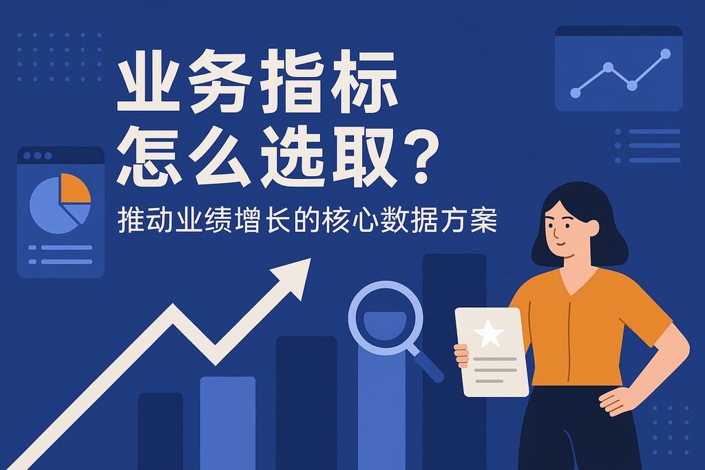 业务指标怎么选取？推动业绩增长的核心数据方案