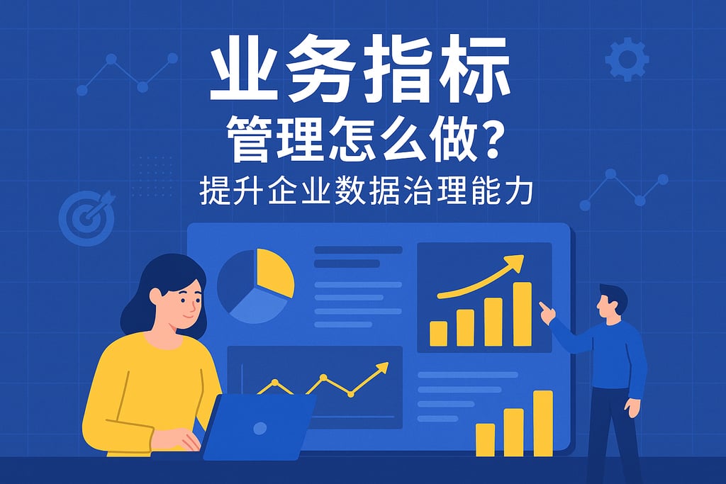 业务指标管理怎么做？提升企业数据治理能力