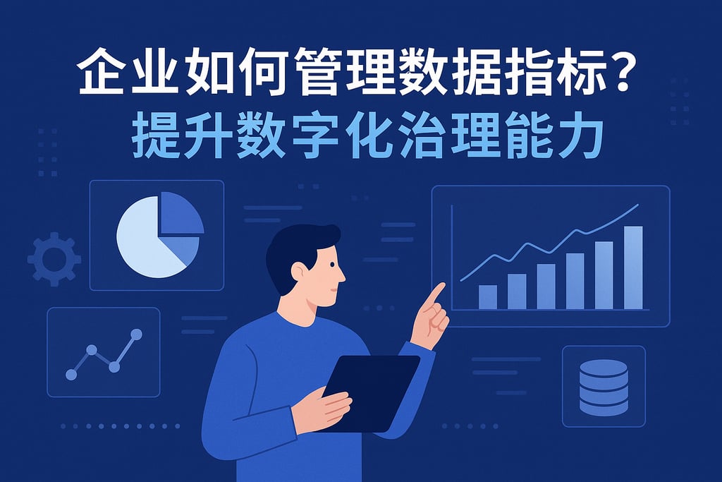 企业如何管理数据指标？提升数字化治理能力