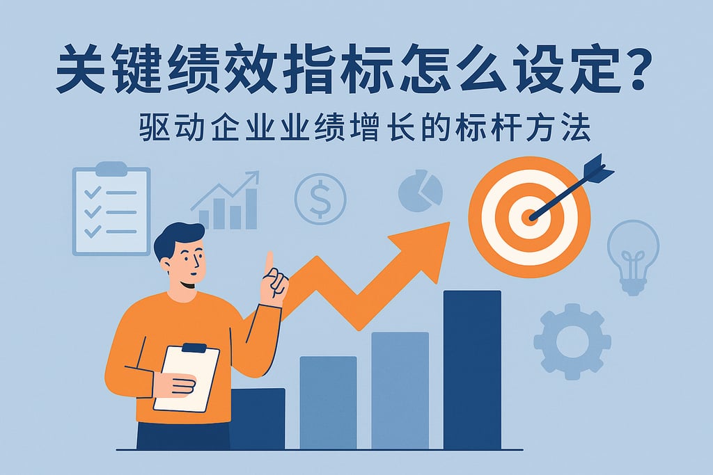 关键绩效指标怎么设定？驱动企业业绩增长的标杆方法
