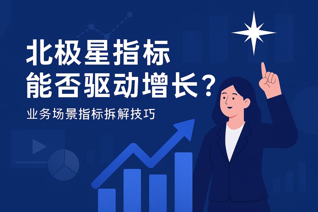 北极星指标能否驱动增长？业务场景指标拆解技巧