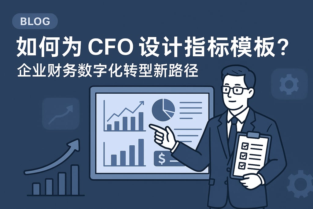 如何为CFO设计指标模板？企业财务数字化转型新路径