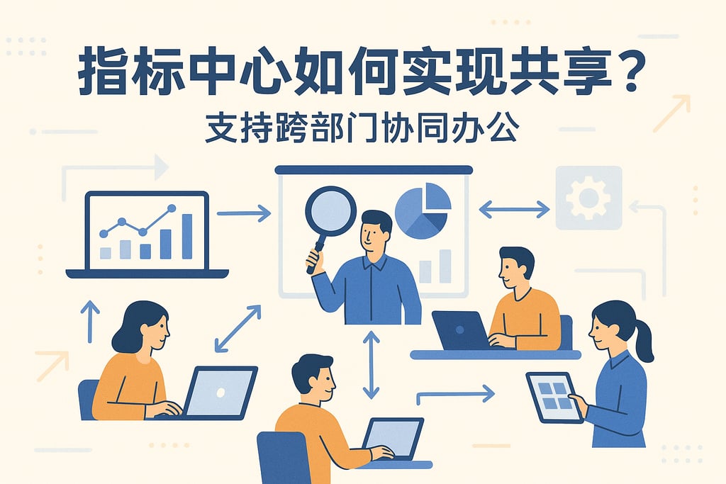 指标中心如何实现共享？支持跨部门协同办公