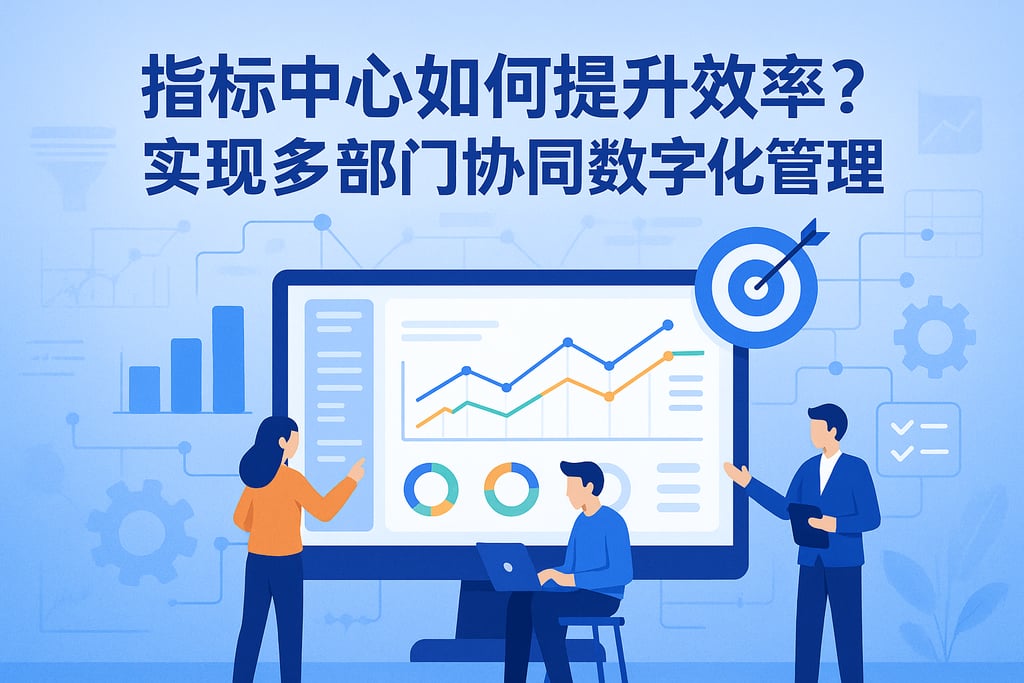 指标中心如何提升效率？实现多部门协同数字化管理