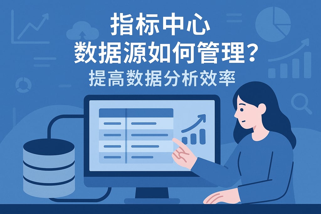 指标中心数据源如何管理？提高数据分析效率