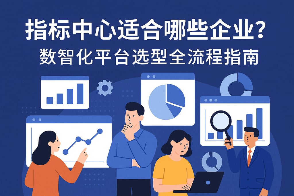 指标中心适合哪些企业？数智化平台选型全流程指南