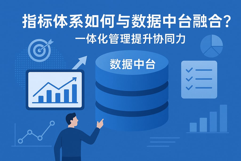 指标体系如何与数据中台融合？一体化管理提升协同力