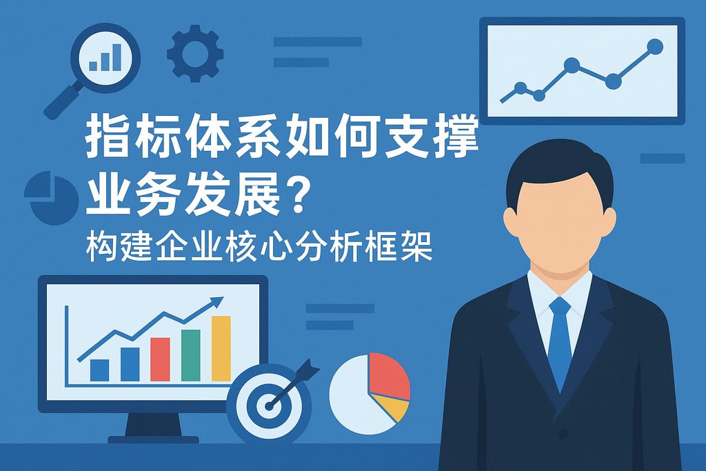 指标体系如何支撑业务发展？构建企业核心分析框架