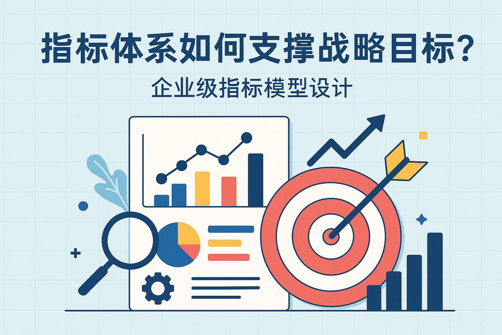 指标体系如何支撑战略目标？企业级指标模型设计