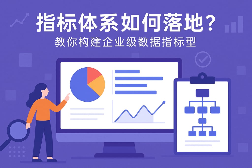 指标体系如何落地？教你构建企业级数据指标模型