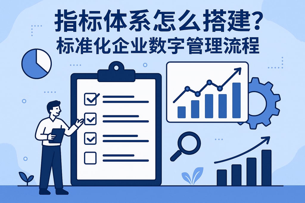 指标体系怎么搭建？标准化企业数字管理流程
