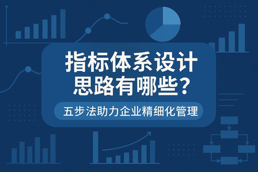 指标体系设计思路有哪些？五步法助力企业精细化管理