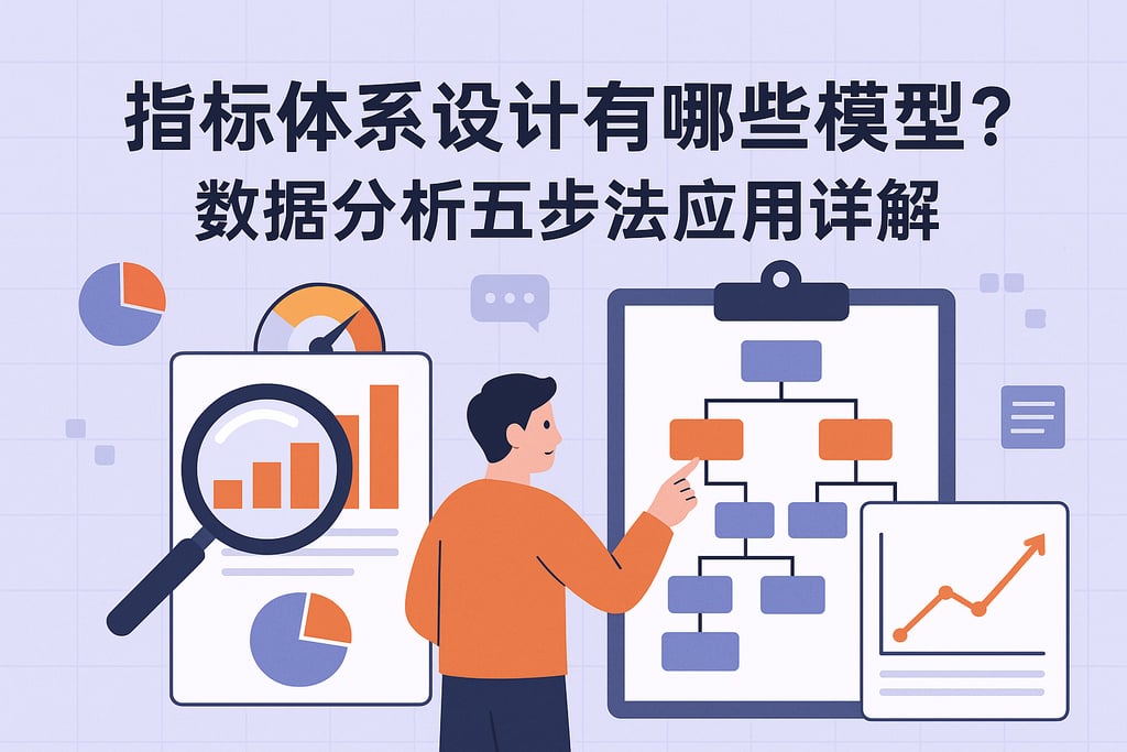 指标体系设计有哪些模型？数据分析五步法应用详解