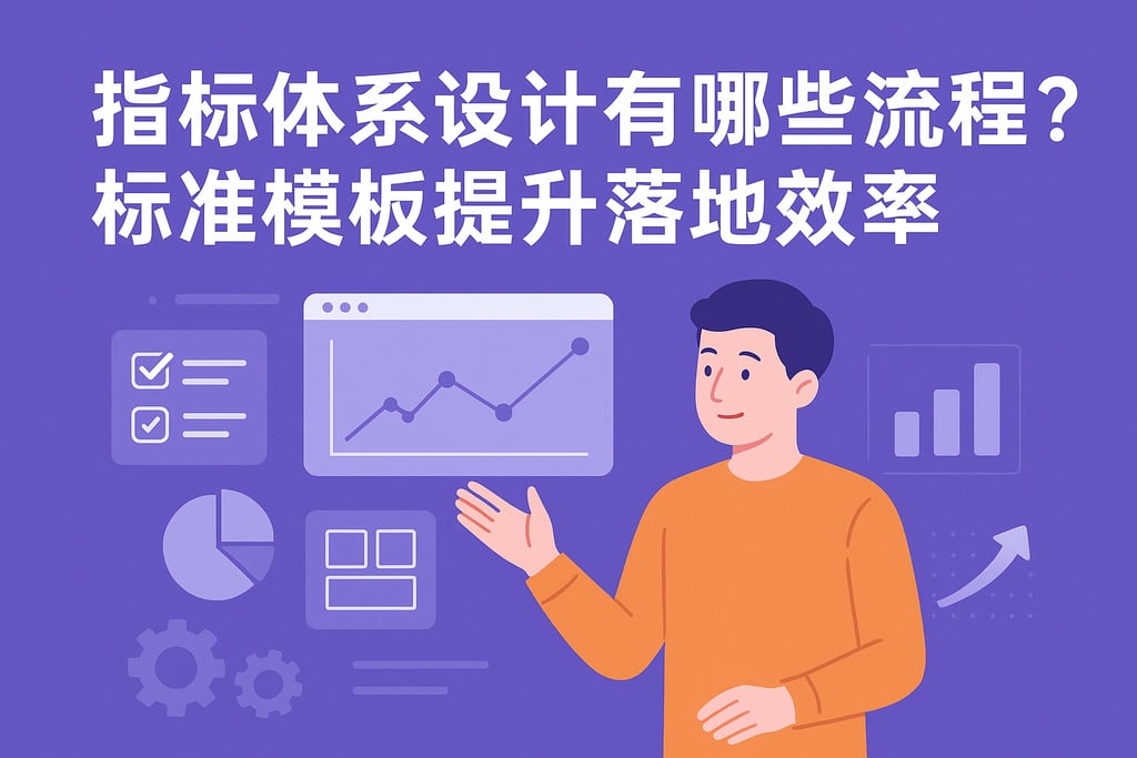 指标体系设计有哪些流程？标准模板提升落地效率