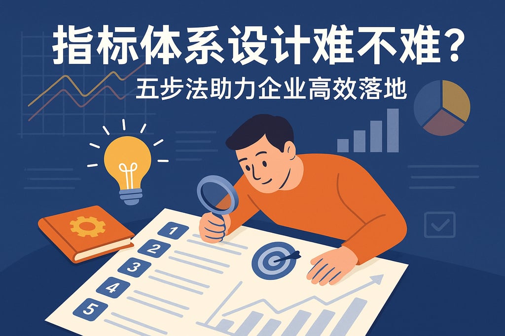 指标体系设计难不难？五步法助力企业高效落地