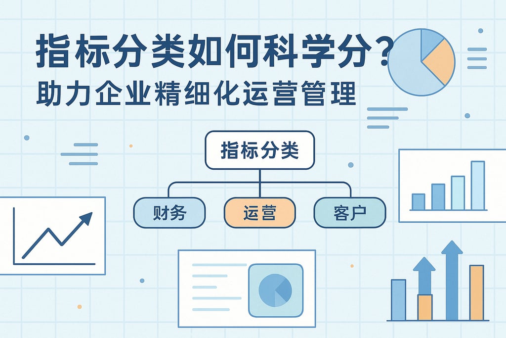 指标分类如何科学划分？助力企业精细化运营管理