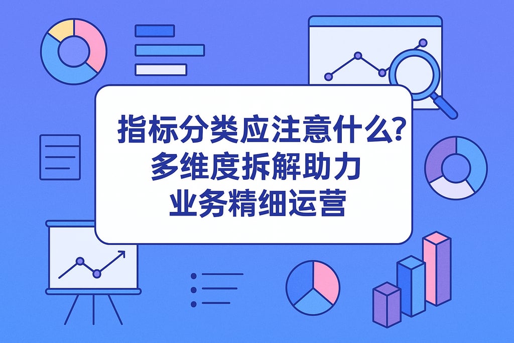 指标分类应注意什么？多维度拆解助力业务精细运营