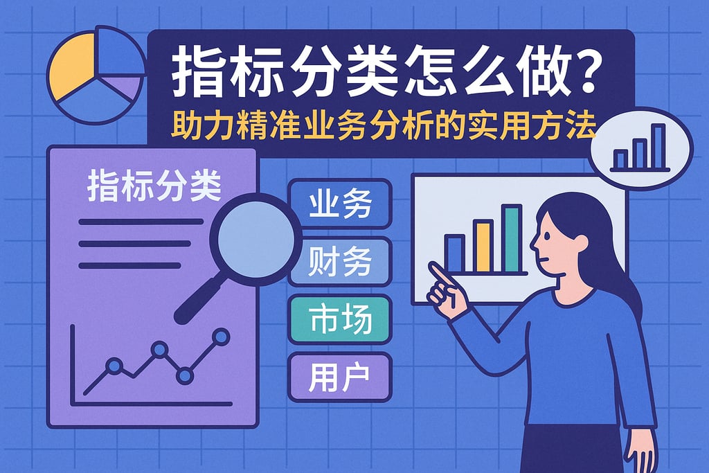 指标分类怎么做？助力精准业务分析的实用方法
