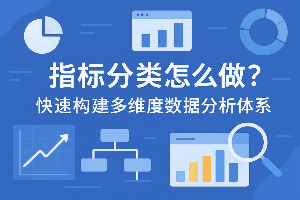 指标分类怎么做？快速构建多维度数据分析体系