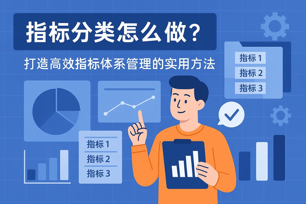 指标分类怎么做？打造高效指标体系管理的实用方法